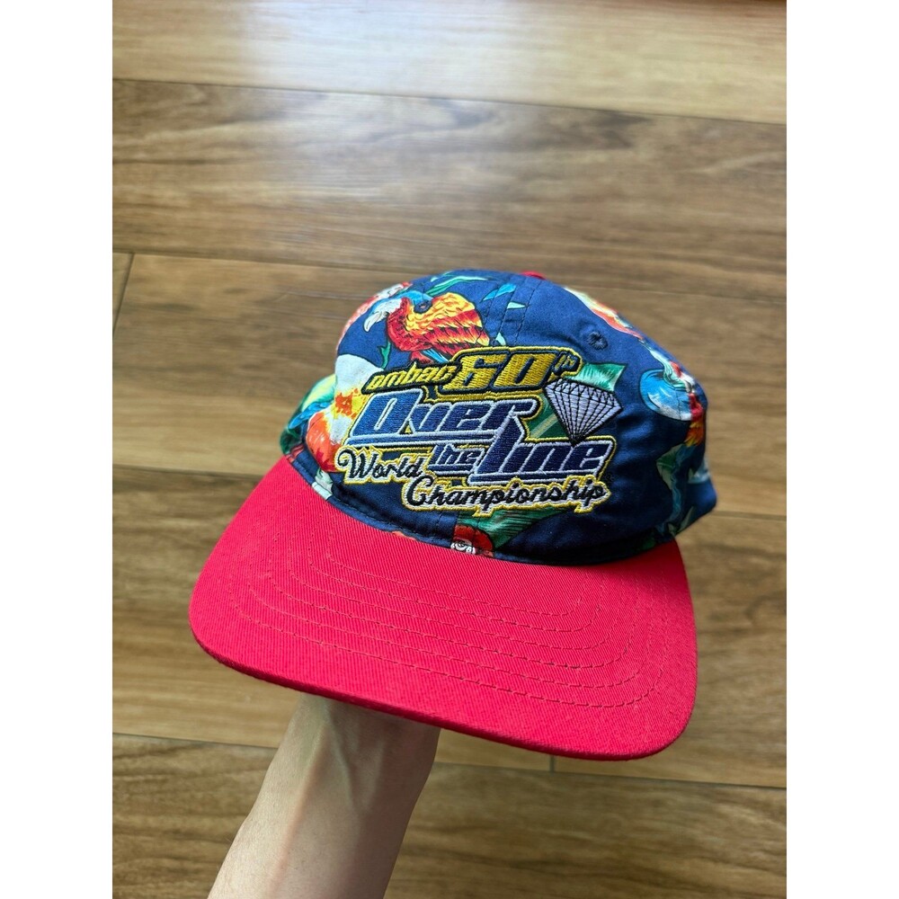 OMBAC 2013 Over the Line 60th Championship Parrot Hat San Diego Size Adjustable